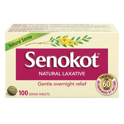 Senokot Natural Laxative 100ct 100 count front package