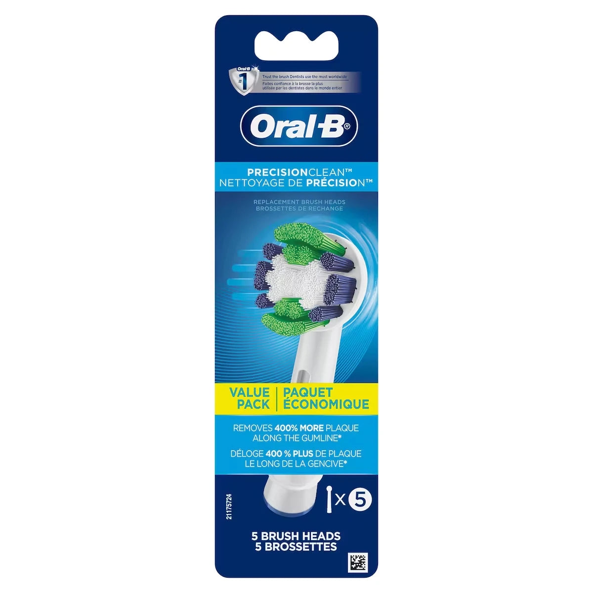 Oral B Oral-B Professional Precision Clean Replacement Brush Heads, 5 Count product image