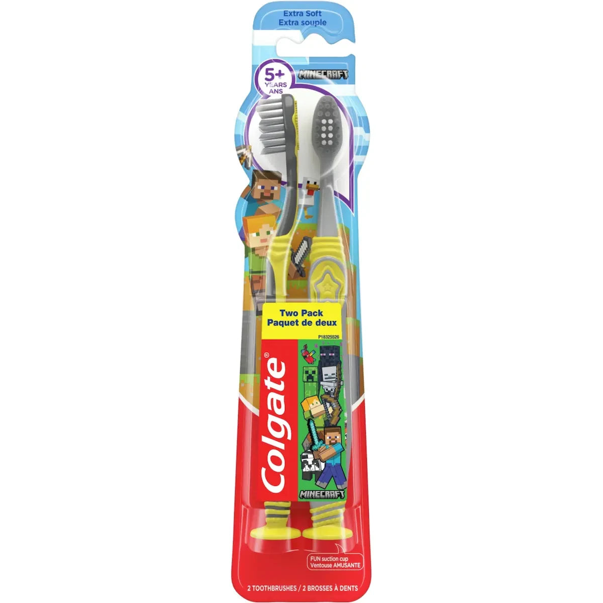 Colgate Kids Minecraft Toothbrush Pack front package