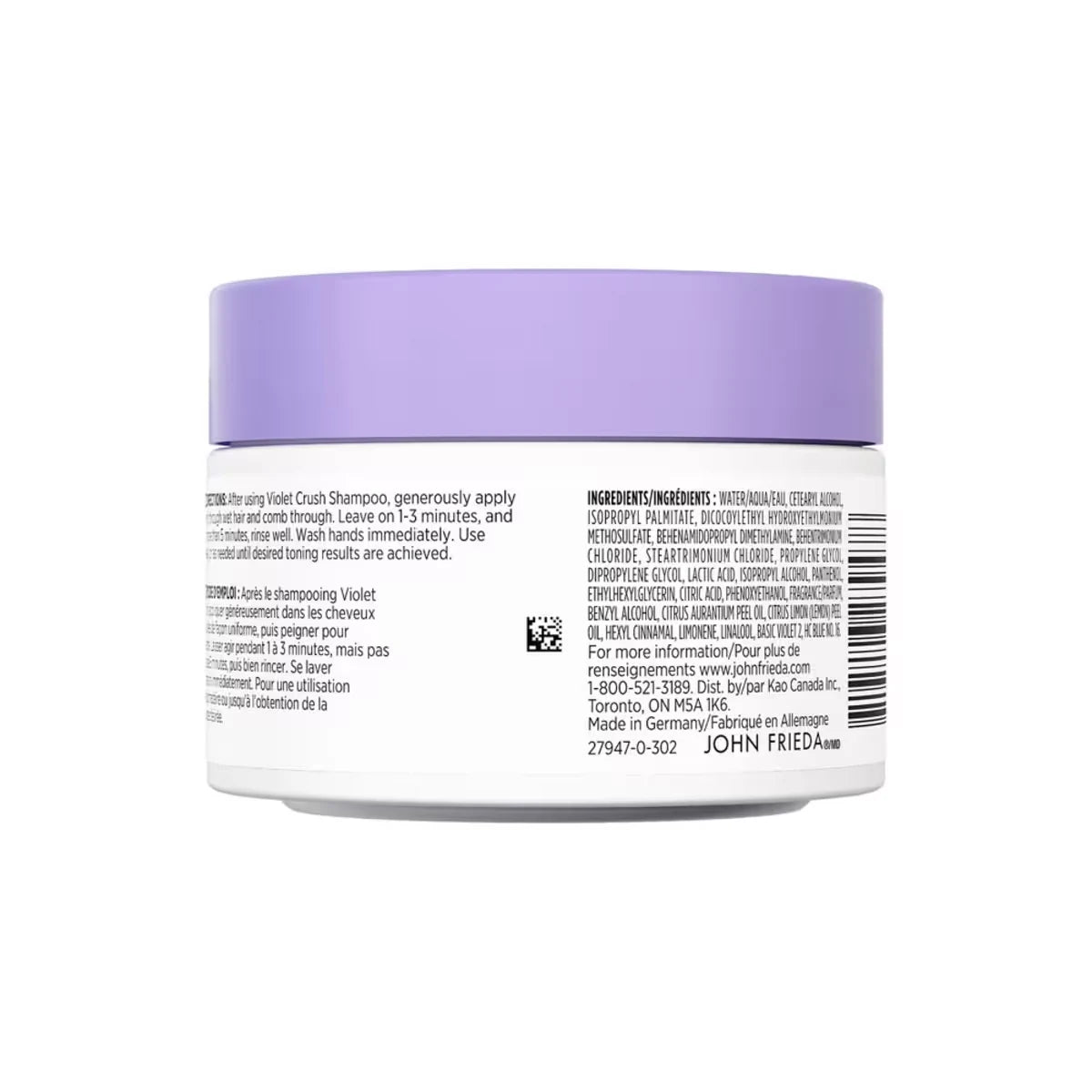 John Frieda Violet Crush Purple Toning Masque product detail