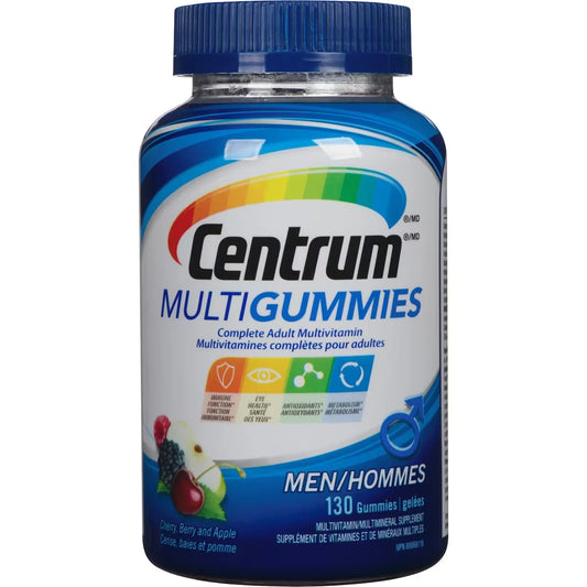 Centrum MultiGummies Men Multivitamin Supplement Gummies, 130 Count product detail