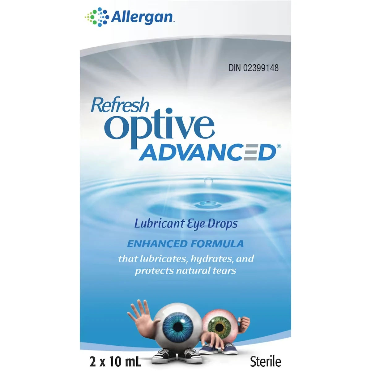 Refresh Optive Advanced Ophthalmic Solution front package