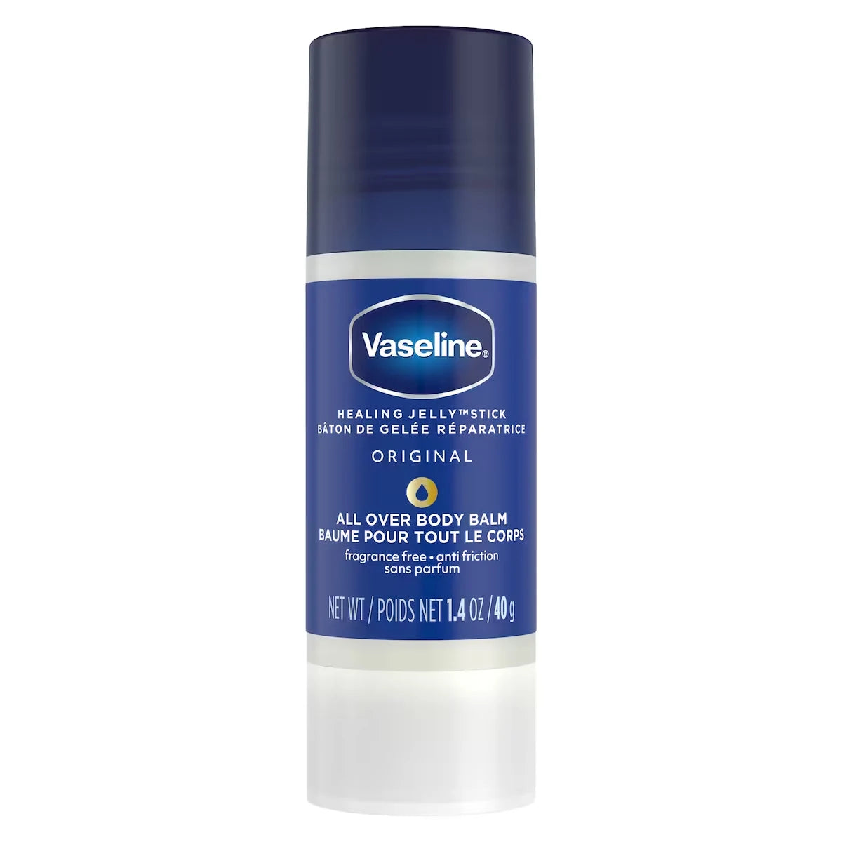 Vaseline Healing Jelly All-Over Body Balm Jelly Stick dry skin relief gel moisturizer Original Petroleum Jelly for front package