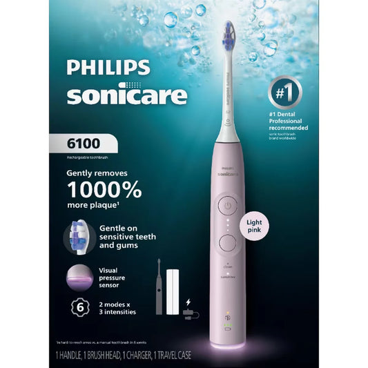 Philips Sonicare 6100 Series Electric Toothbrush front package