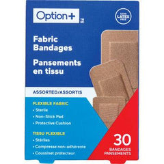 Bandages en tissu flexible Option+ Bandages de taille assortie 30