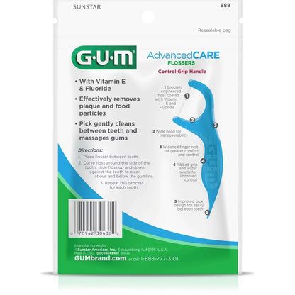 Gum Advanced Care Flossers, Mint - 90Ct product detail