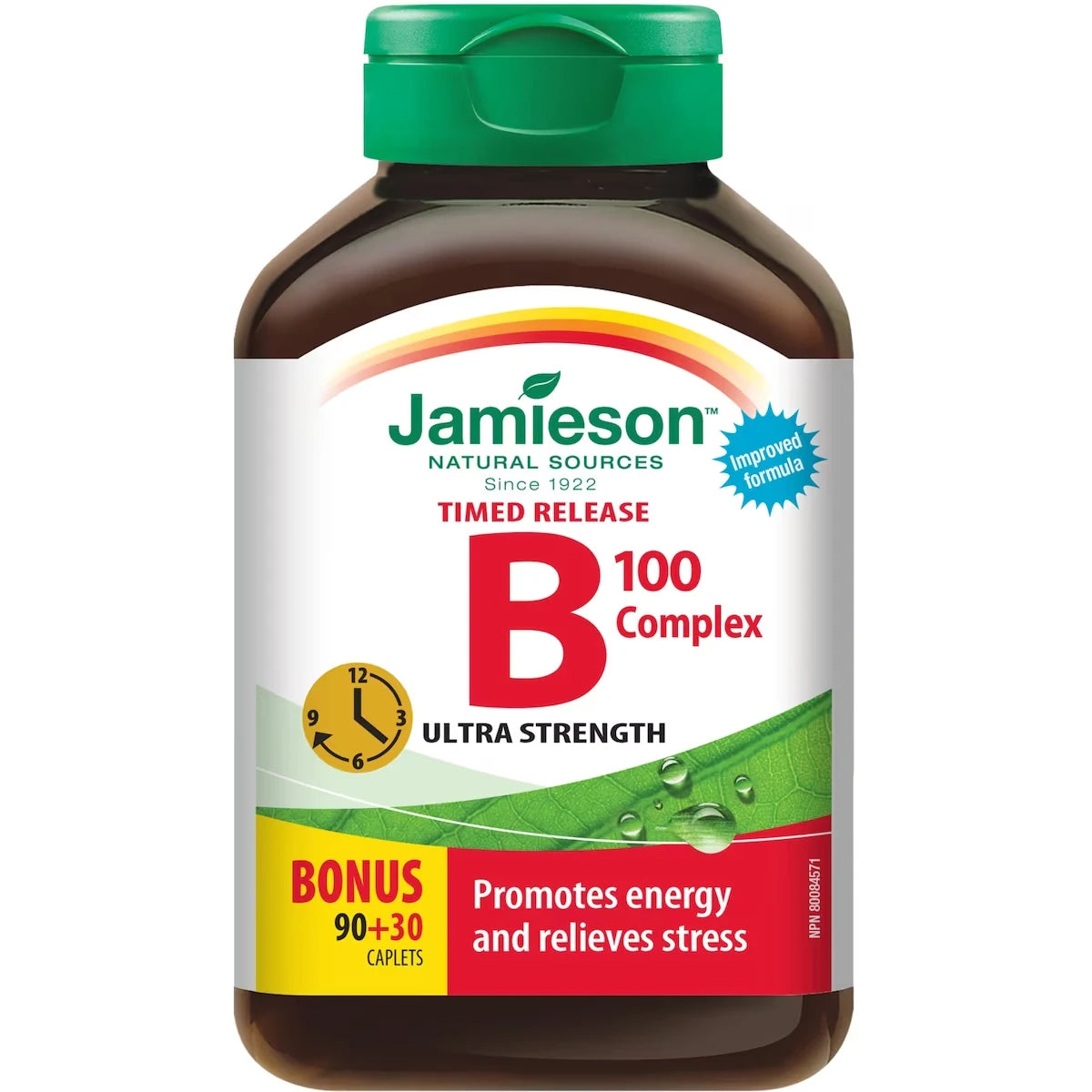 Jamieson B Complex Timed Release 100 mg front package