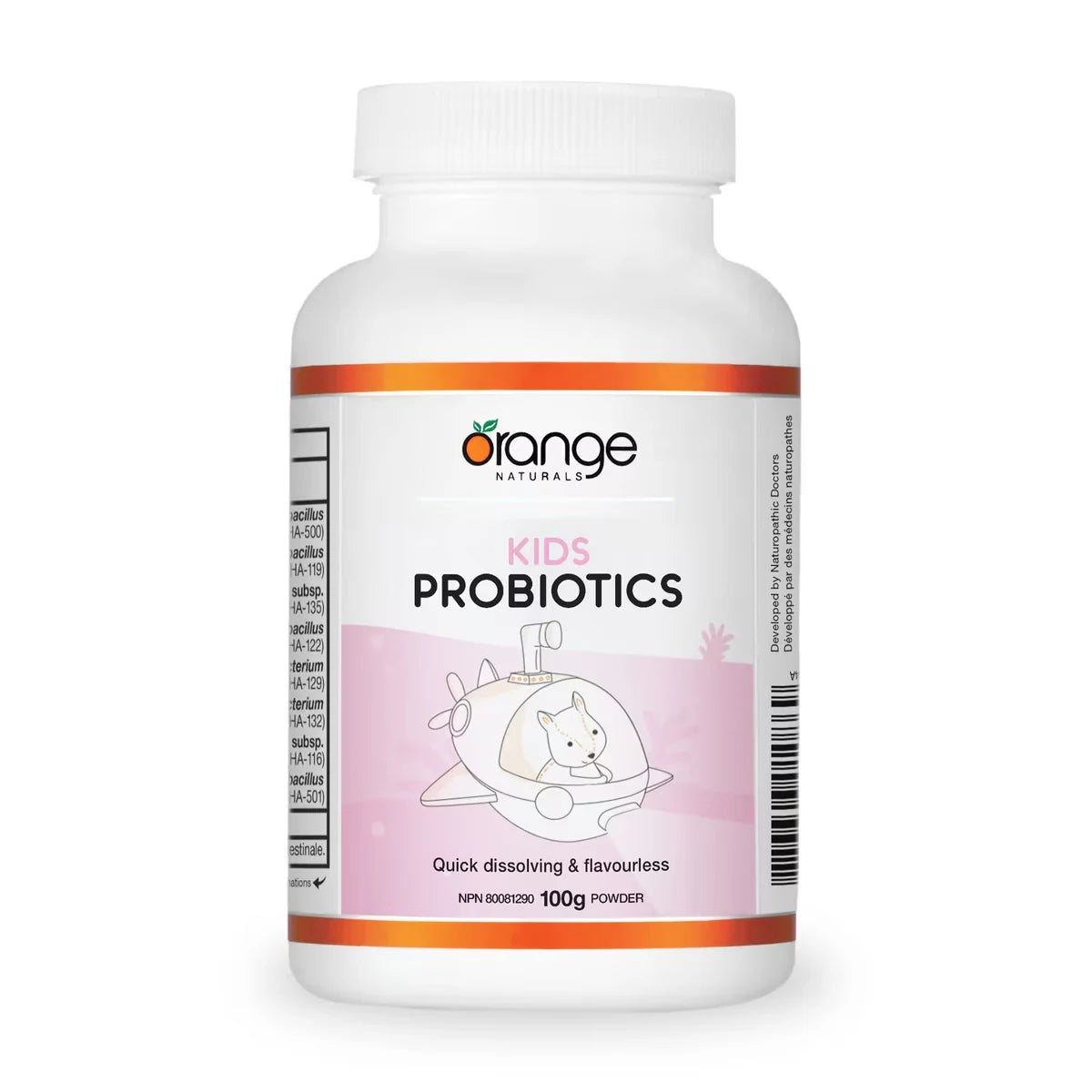 Orange Naturals Kids Probiotics - Unflavoured front package