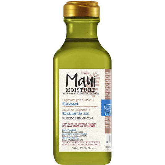 Maui Moisture Lightweight Curls + Flaxseed Shampoo, Paraben Free, Silicone Free product image