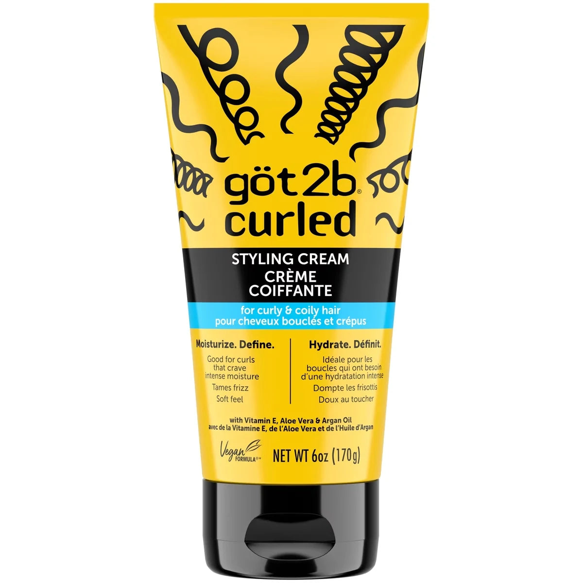 got2b Curled Styling Cream, 170g front package