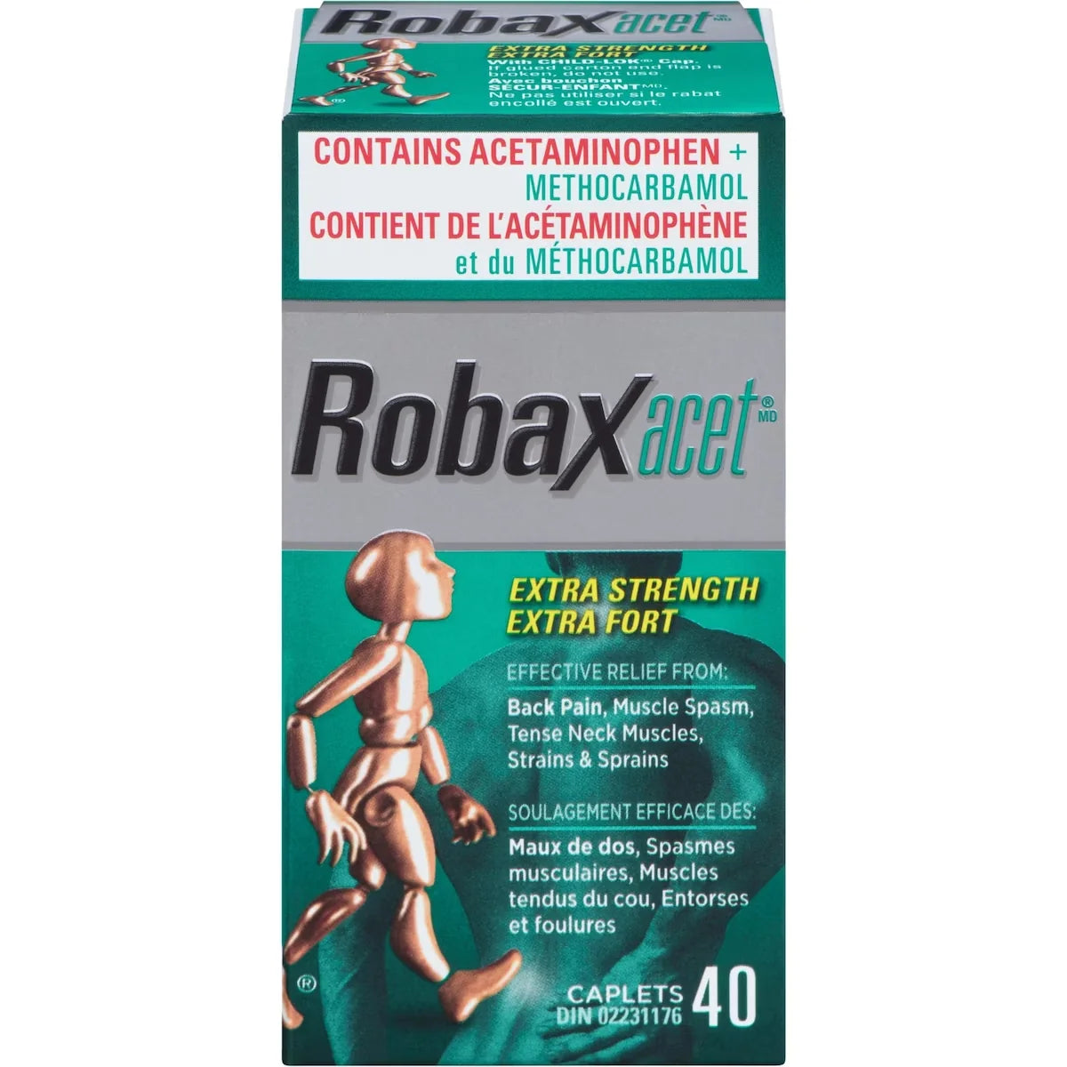 Robaxacet Extra Strength front package