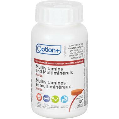 Option+ Multivitamin and Minerals Forte, 100 Tablets