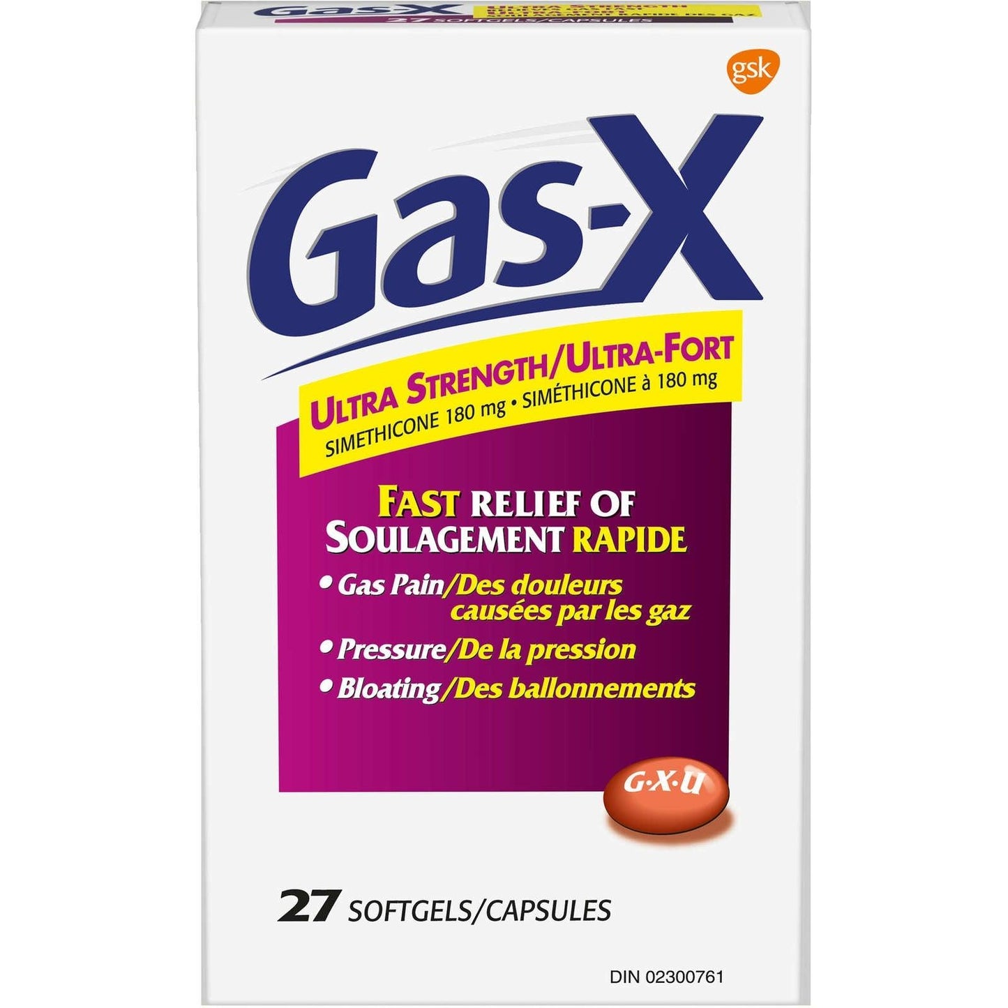 Gas-X Ultra Fort 27 gélules