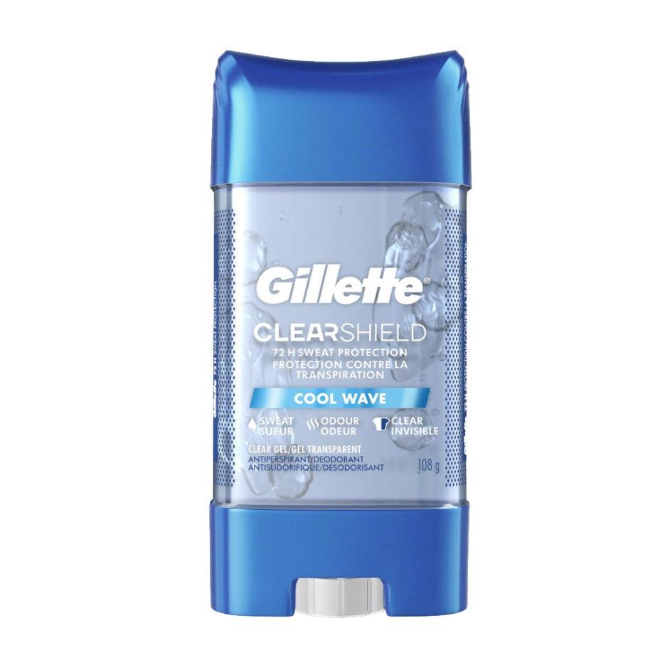 Gillette Clear Shield 72h sweat protection Cool Wave 108g