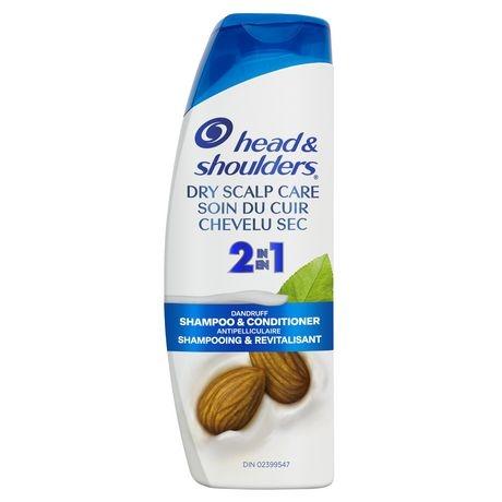 Head &amp; Shoulders Soin du cuir chevelu sec 2 en 1 infusé à l'huile d'amande 370 ml