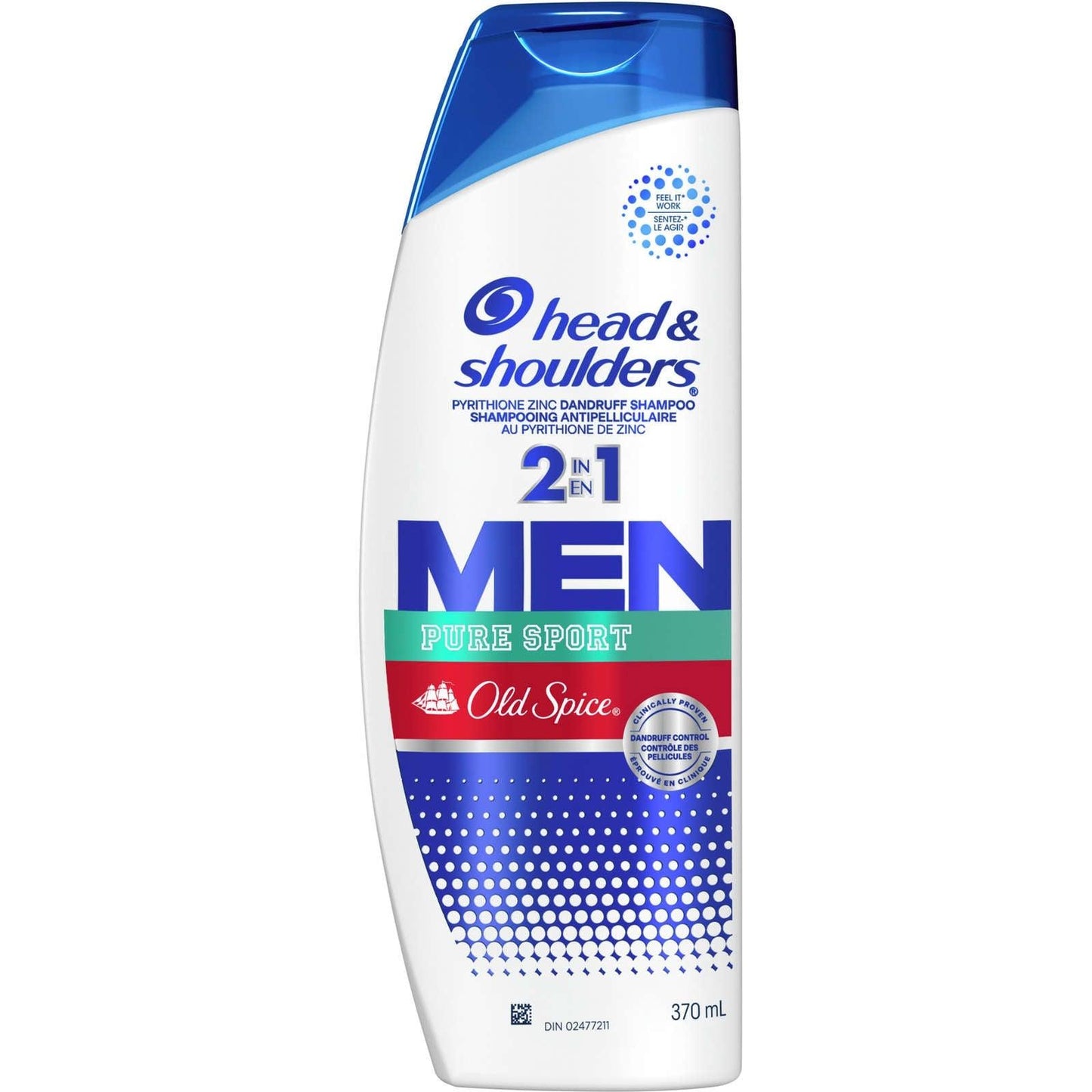 Head &amp; Shoulders Men Pure Sport Shampoing antipelliculaire aux épices anciennes 370 ml