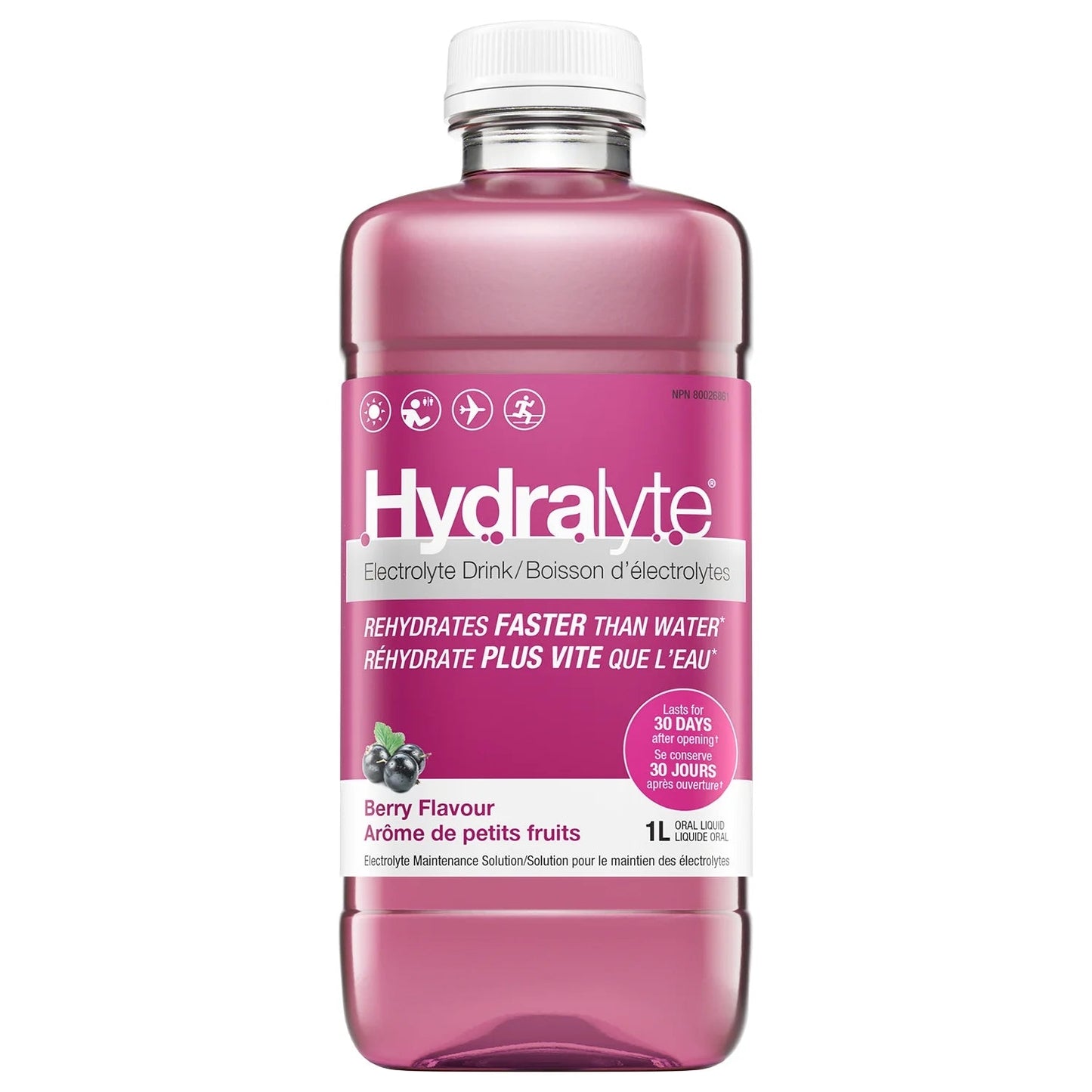 Hydralyte berry flavour 1L