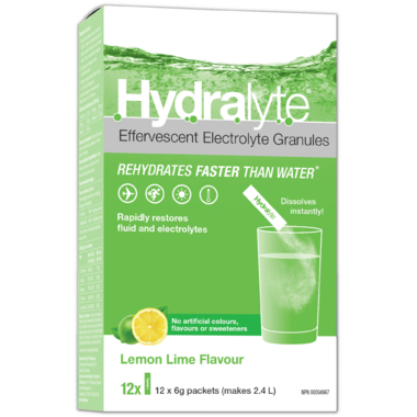 Sachets de poudre Hydralyte citron-lime