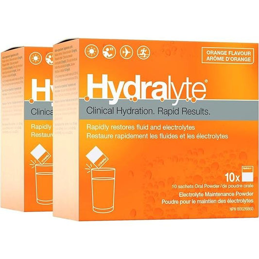 Poudre Hydralyte saveur orange