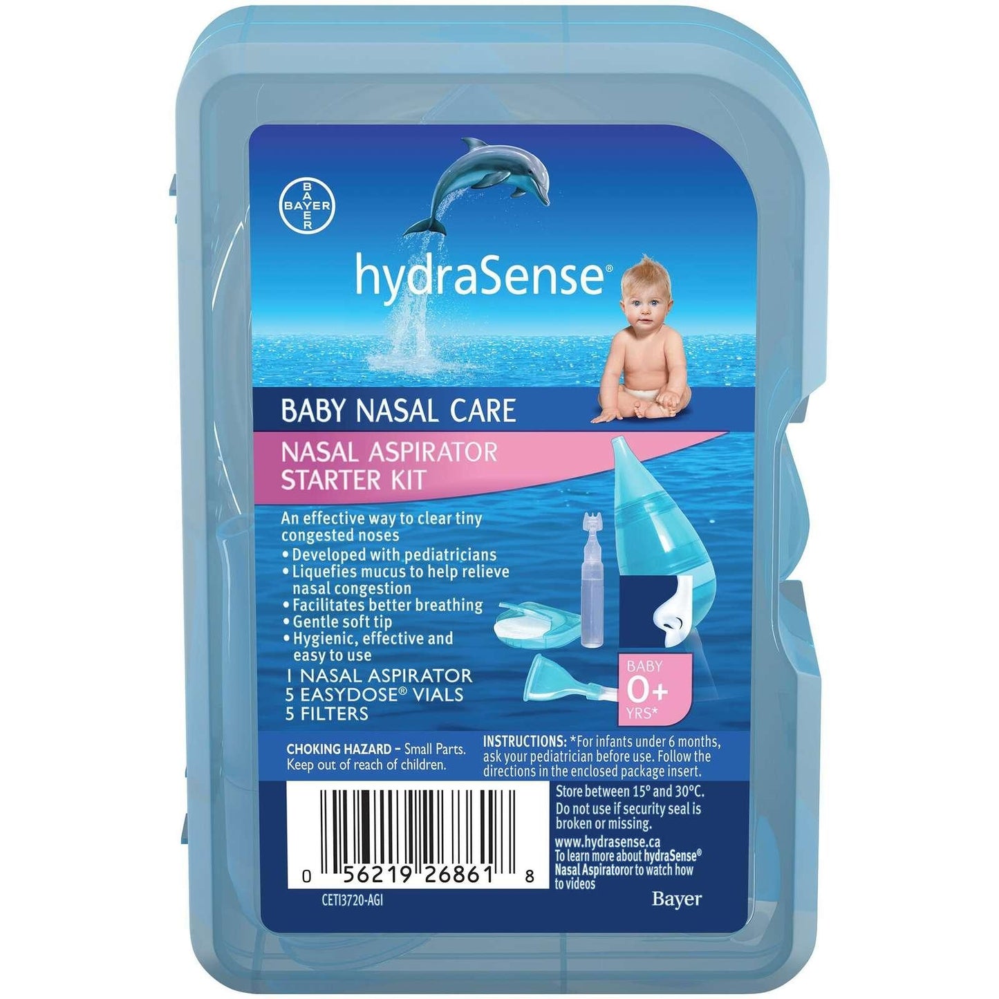 Kit de démarrage pour aspirateur nasal HydraSense Baby Nasal Care