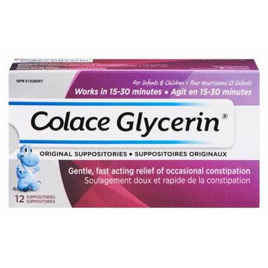 Colace Children Glycerin Suppositories 12 pack