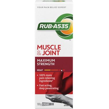 Rub-A535 Muscle & Joint Maximum Strength Cream 100g