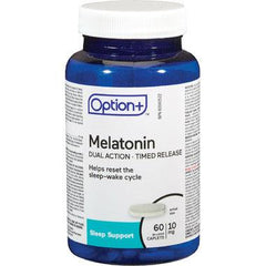 Option+ Melatonin 10mg Dual Action-Timed Release 60 caplets