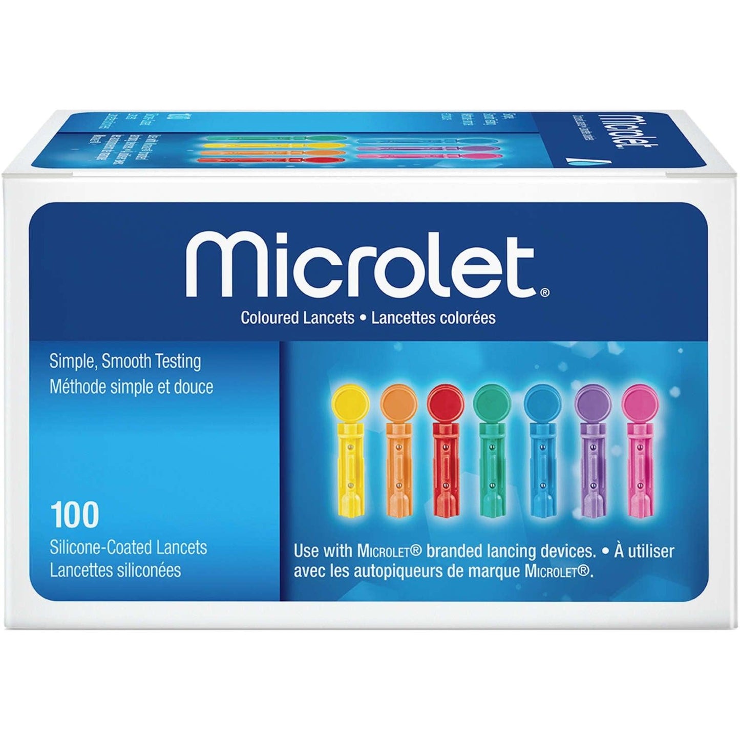 Lancettes colorées Microlet