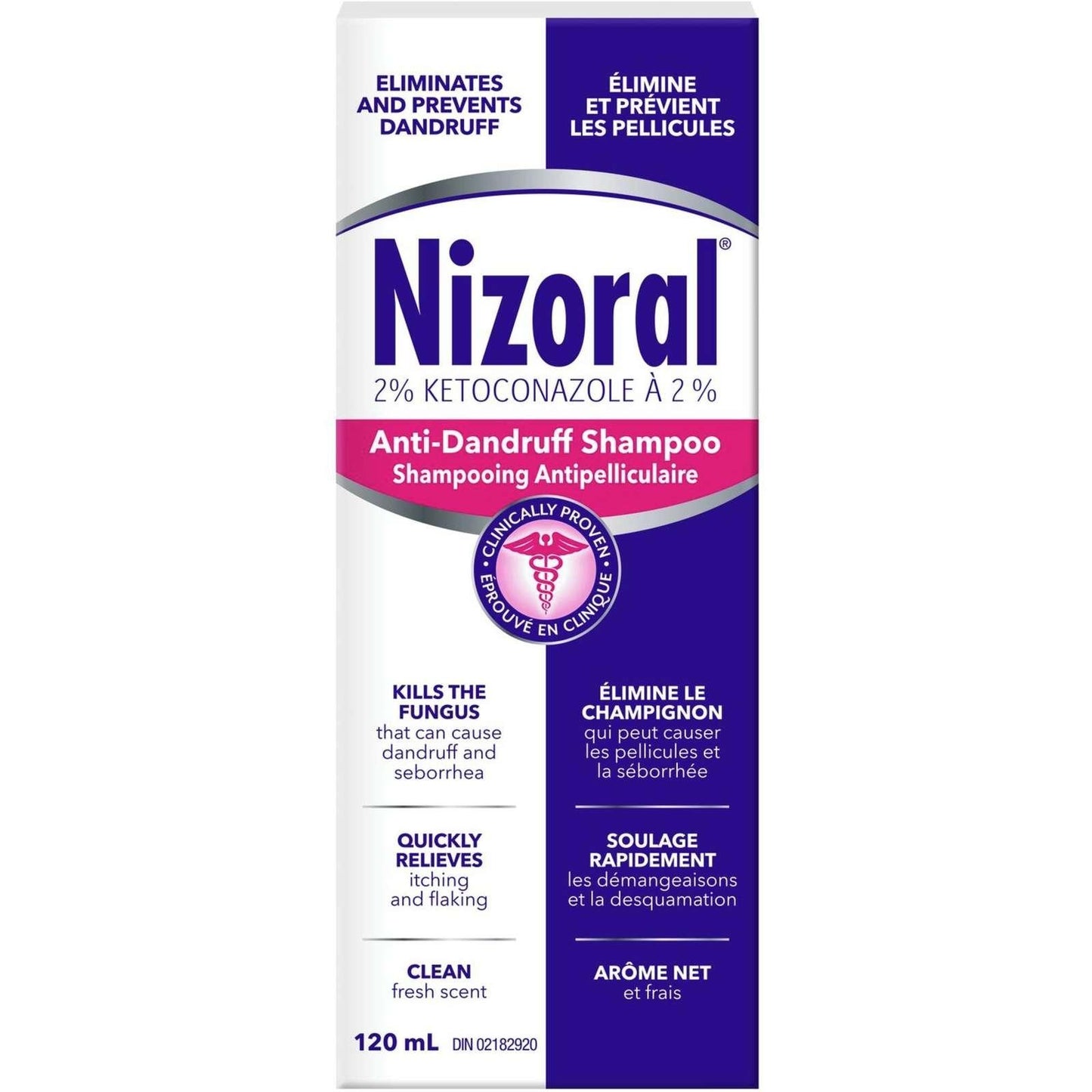 Nizoral 2% Kétoconazole Shampoing Antipelliculaire 120 ml