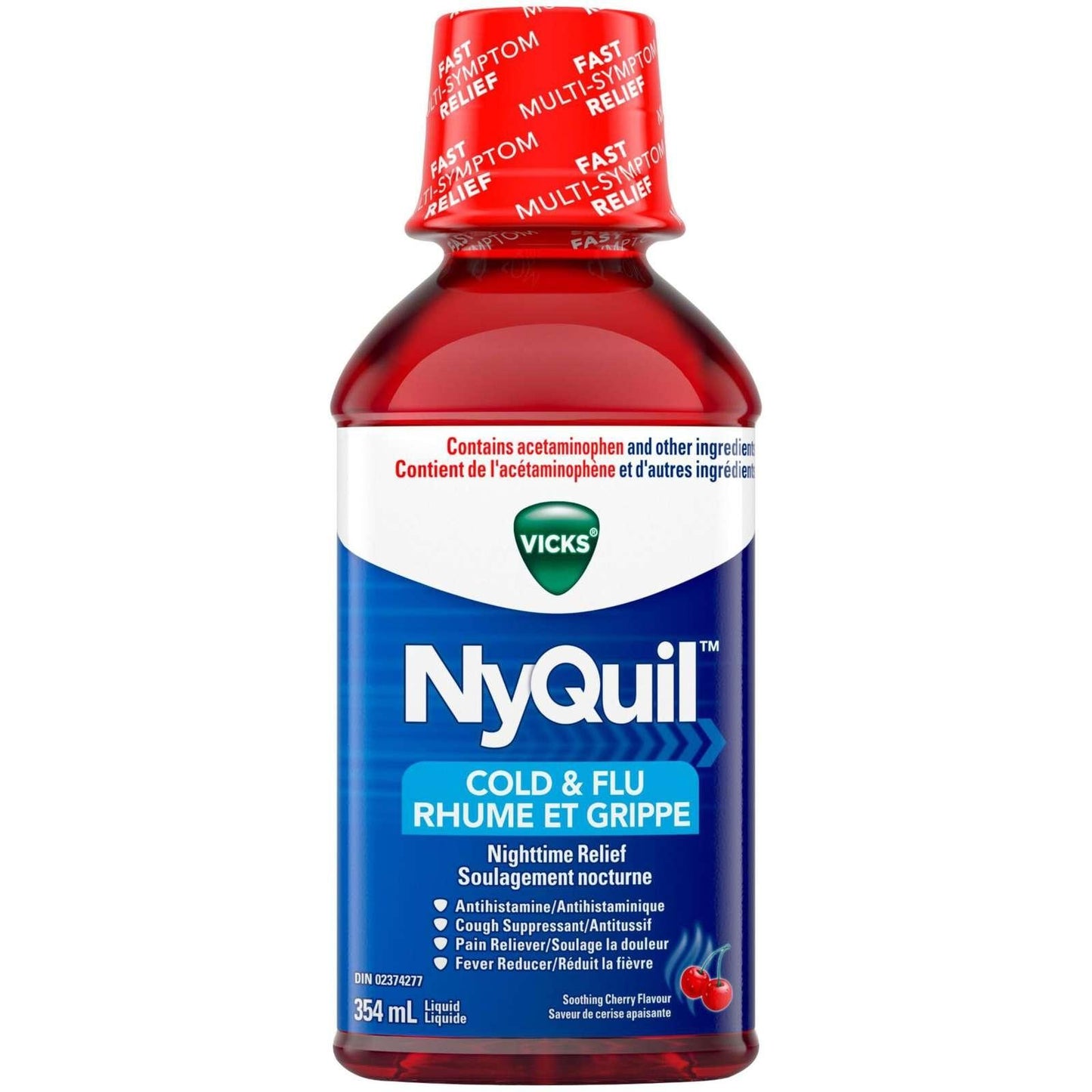 NyQuil Rhume et grippe liquide 354 ml