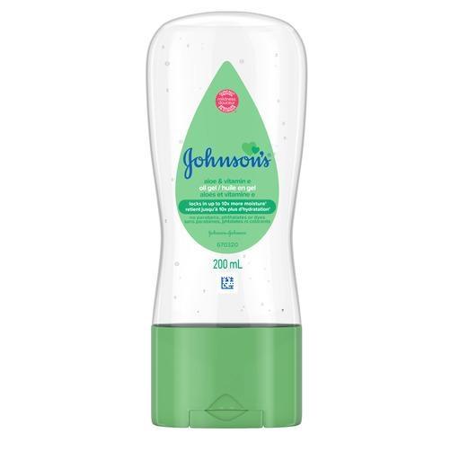 Johnson's Gel d'huile d'aloès et de vitamine E 200 ml