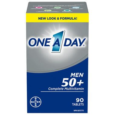 One-A-Day Hommes 50+ Multivitamines complètes 90 comprimés