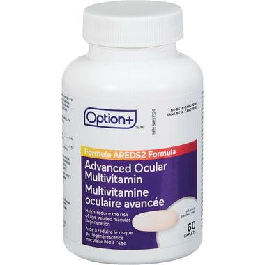 Option+ AREDS2 Vitamine oculaire avancée, 60 caplets