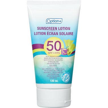 لوشن واقي من الشمس SPF50 من أوبشن+، 120 مل