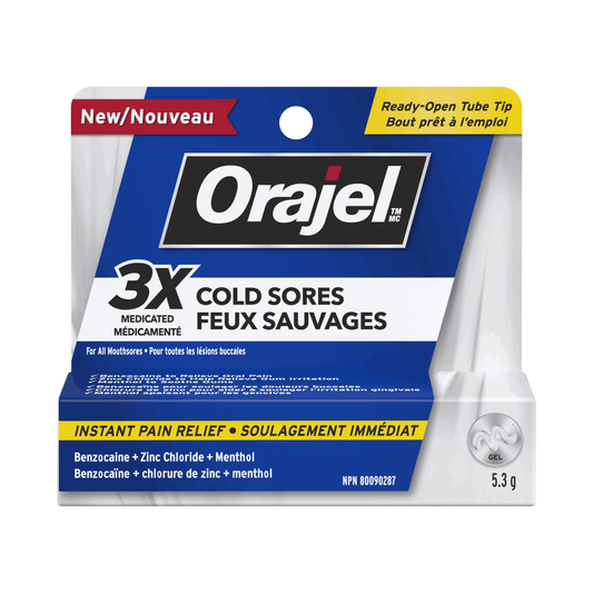 Orajel 3x Boutons de fièvre