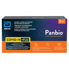 PANBIO COVID AND FLU (INFLUENZA) A&B Panel Self Test - 1 TEST