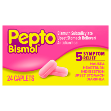 Caplets Pepto-Bismol, 24