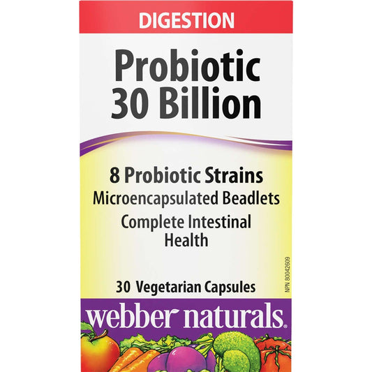 Probiotique 30 milliards 30 gélules