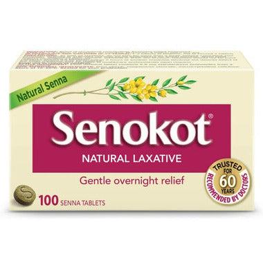 Senokot natural laxative 100 tablets