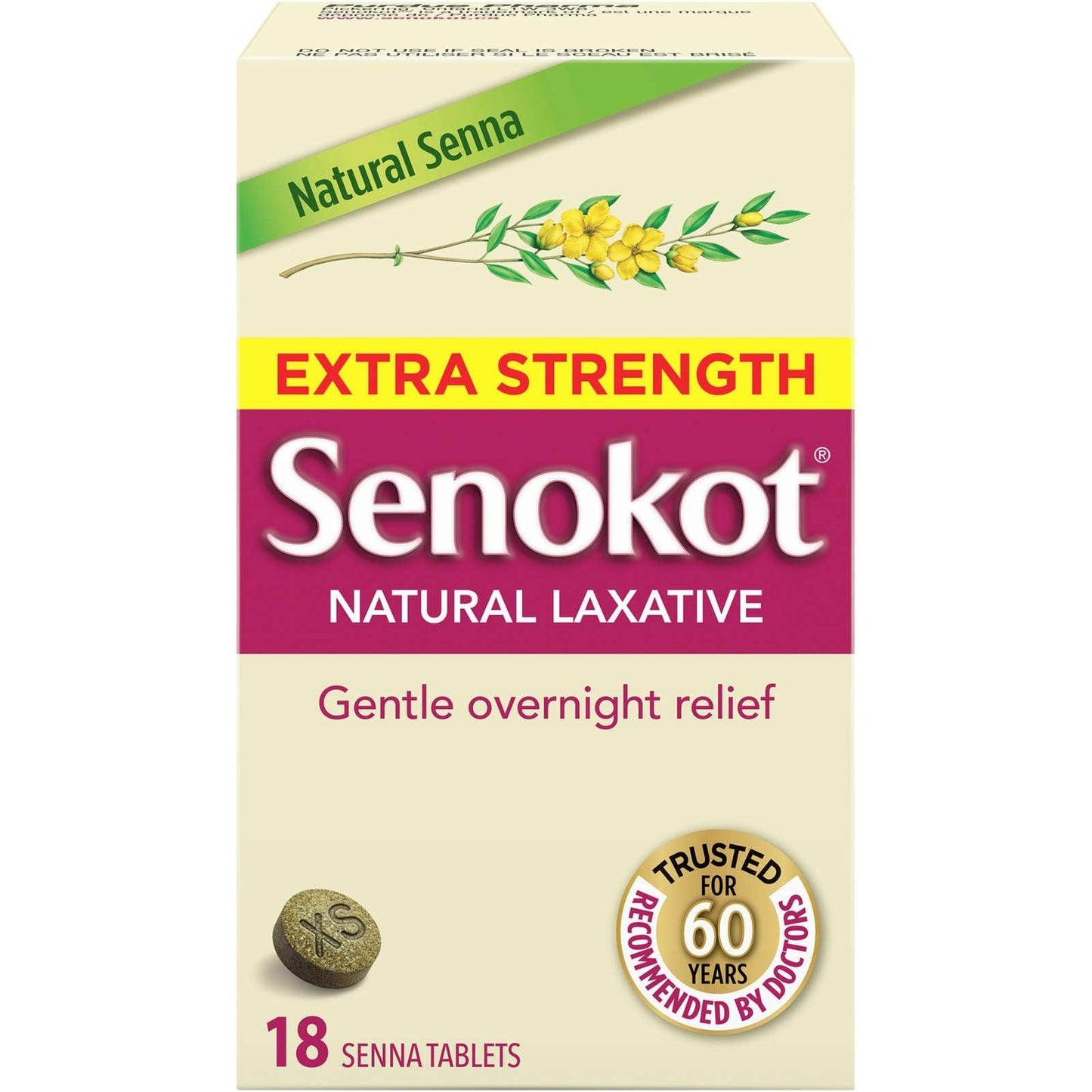 Senokot Extra Strength 18 tablets