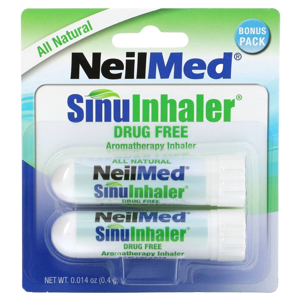Sinunorm Inhalators Neilmed SinuInhaler Aromatherapy Drug-free 2 pack – RxClinic | Talbot ...