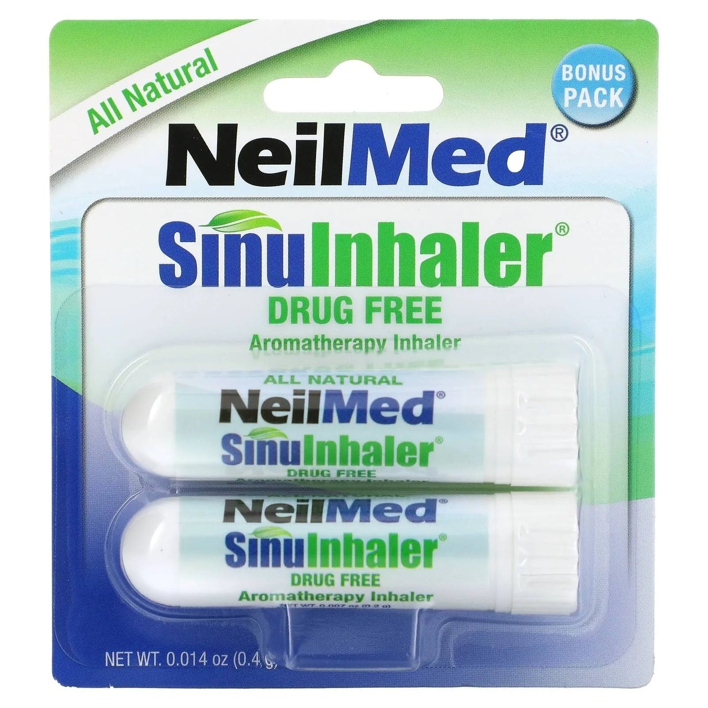 Neilmed SinuInhaler Aromatherapy Drug-free 2 pack