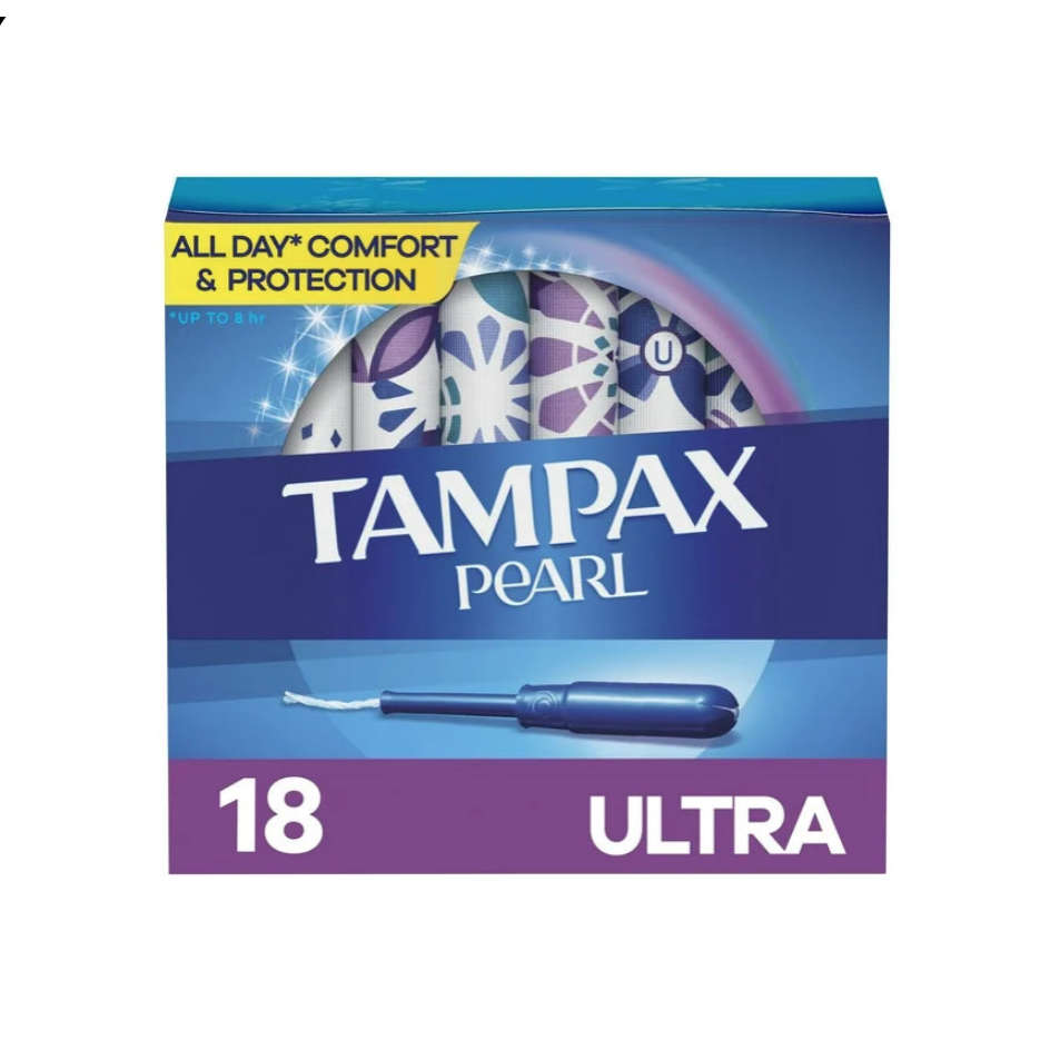 Tampons ultra absorbants Tampax, paquet de 18