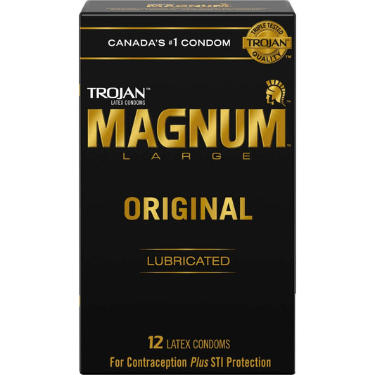 Préservatifs originaux Trojan Magnum