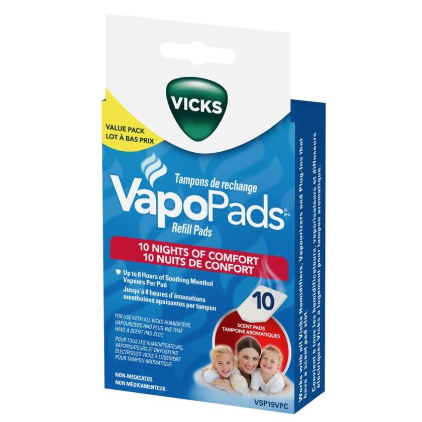 عبوات إعادة تعبئة Vicks VapoPads، عبوة من 10 قطع