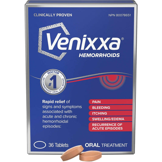 Venixxa Hémorroïdes 36 comprimés