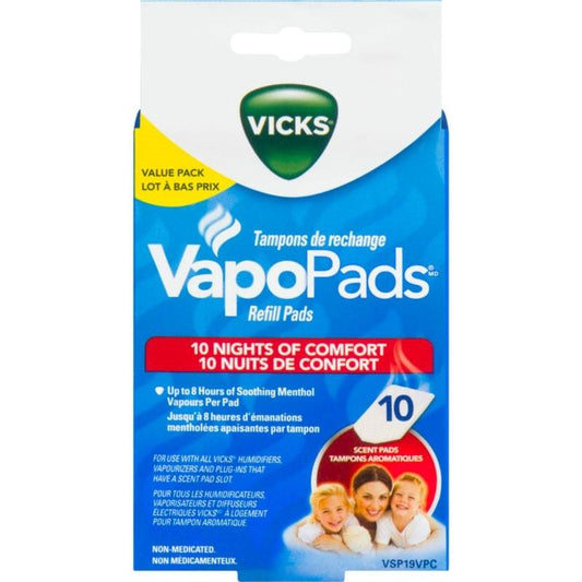 Vicks VapoPads recharges paquet de 10