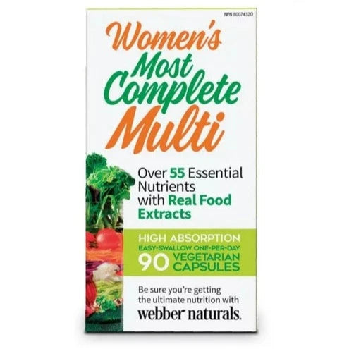 Multi le plus complet pour femmes, 90 capsules végétariennes